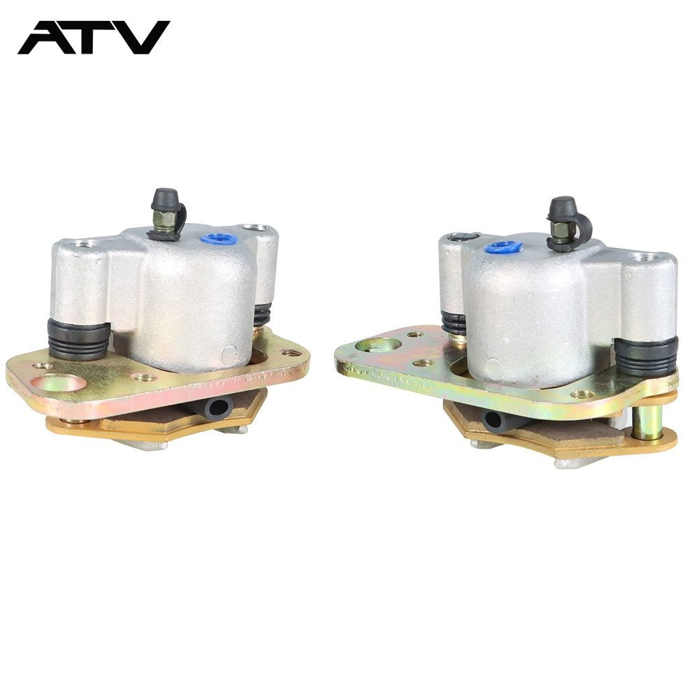 Front Rear Brake Calipers w/Pads For Polaris Scrambler 400 500 2x4 4x4 1998-2004