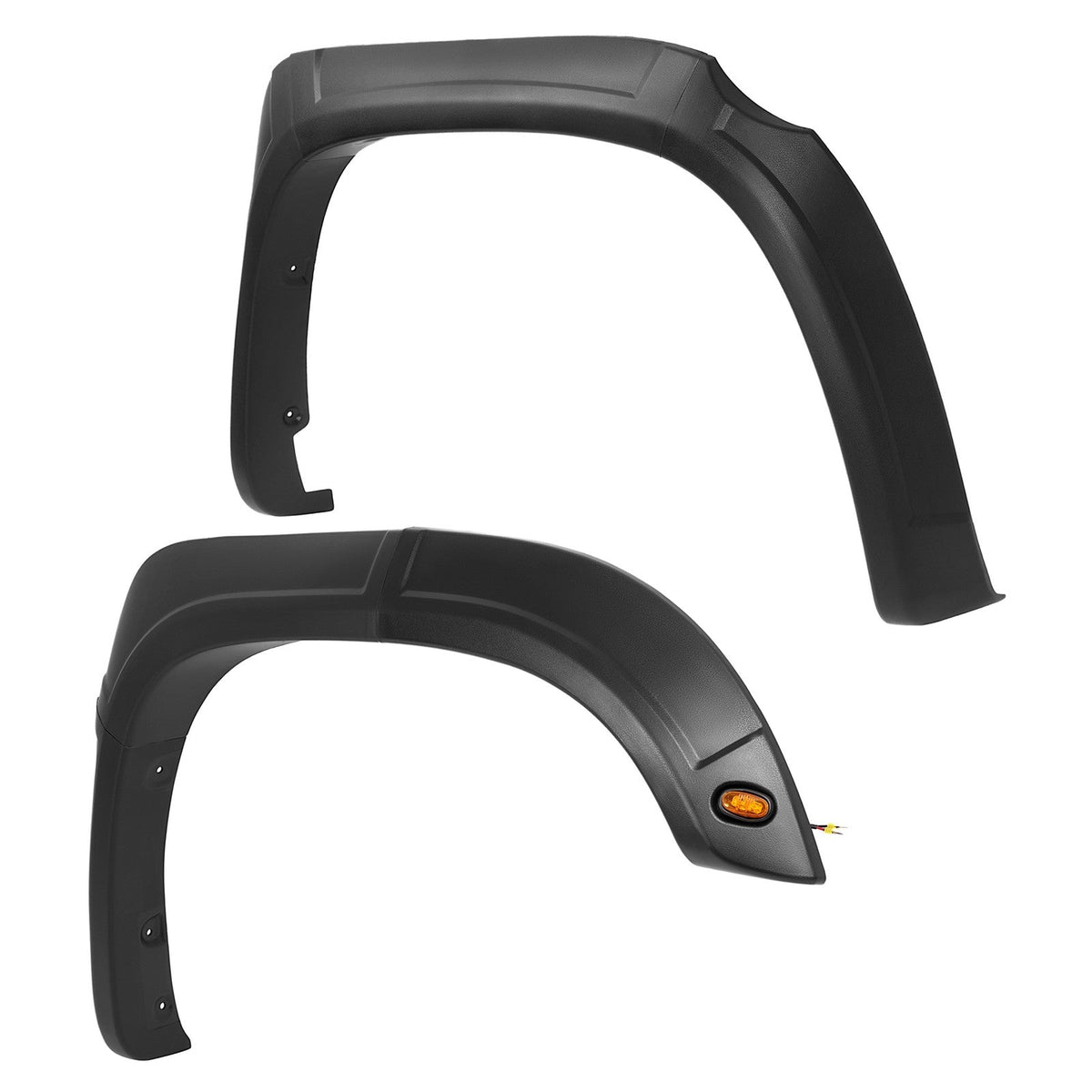 Plastic Set Of Fender Flares Black Kit Front Rear Fits Toyota Tundra 2014-2021