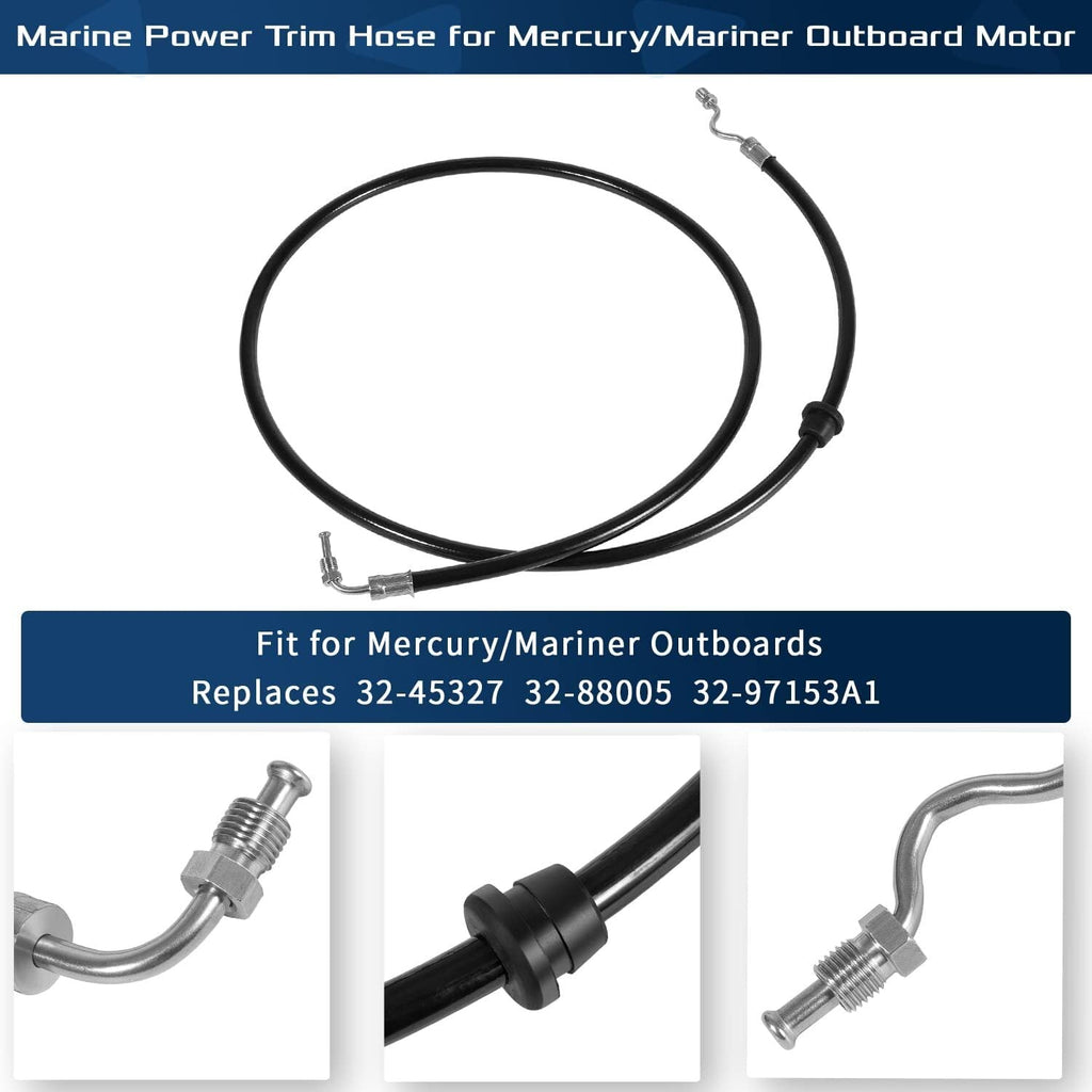 18-2110 Hydraulic Power Trim Hose #32-88005 for Mercury Mariner Outboard Motors