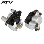 Front L/R Brake Calipers W/Pads for Kawasaki Prairie 360 KVF360 2003-2013