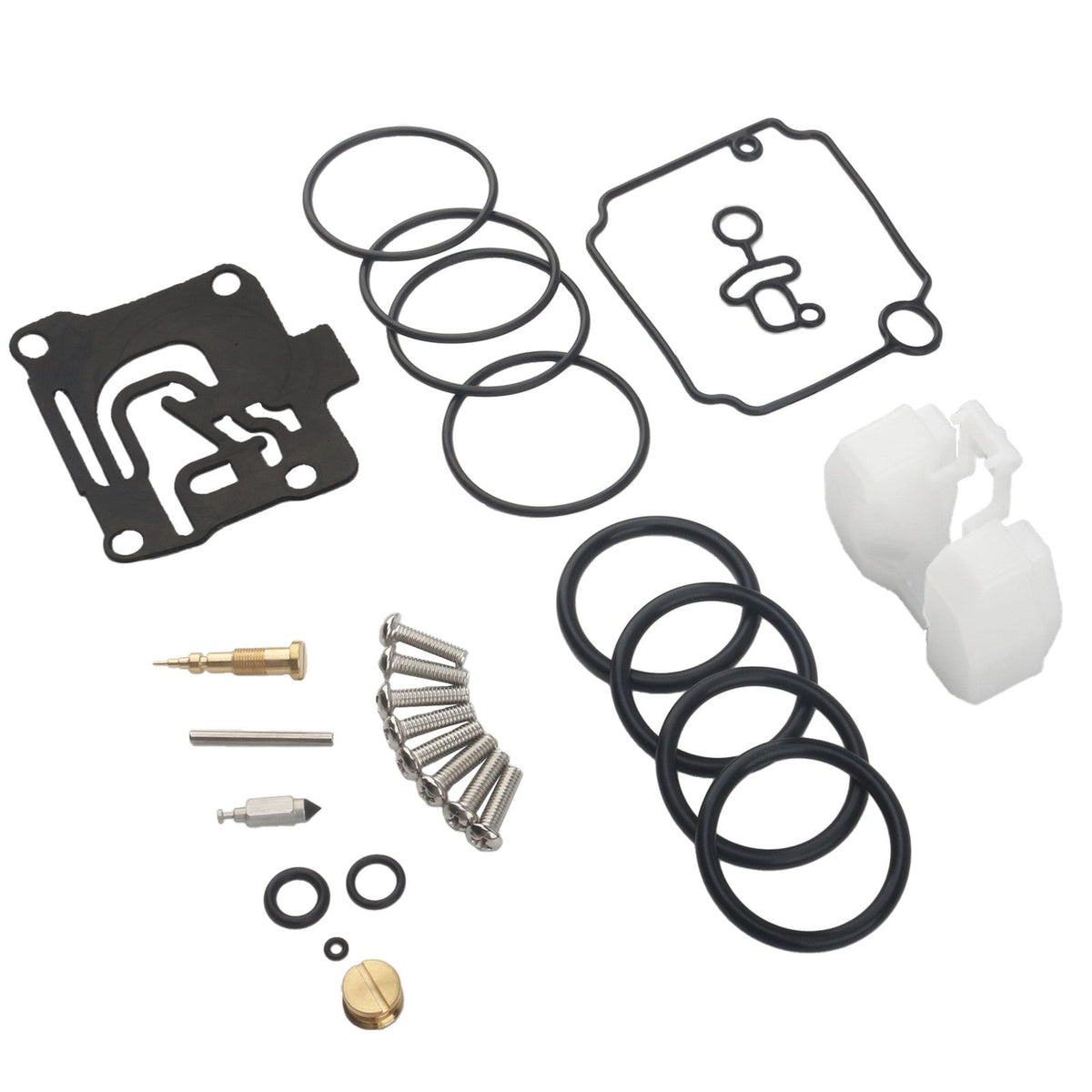 4Set Carburetor Carb Rebuild Repair Kit for Yamaha F50-T50 hp 4 Stroke 2001-2004