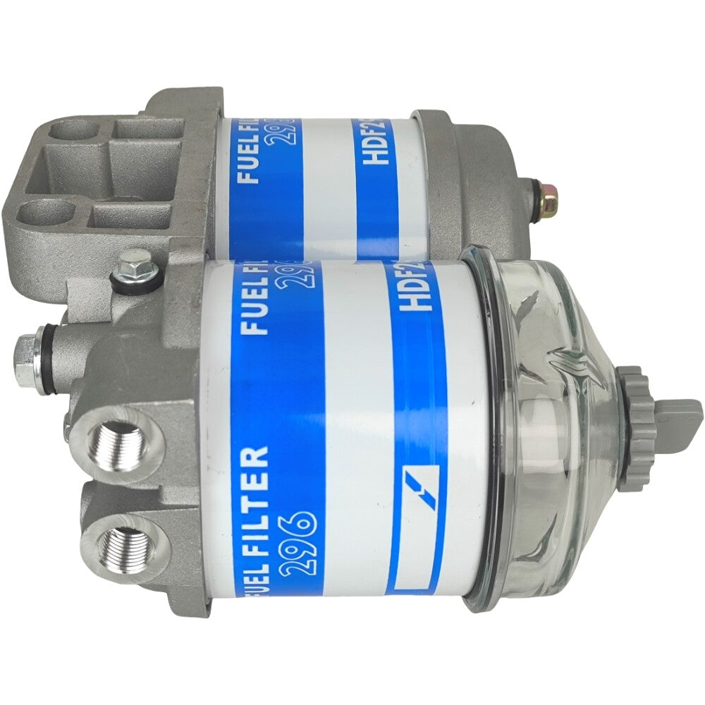 81866599 Dual Fuel Filter Glass Bowl Fit for Ford John Deere Massey Ferguson