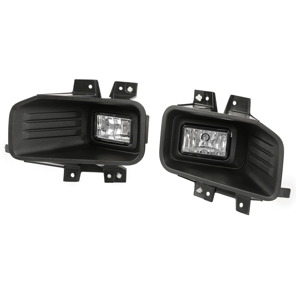 Clear Lens Halogen Fog Lights Lamps Set Pair For Ford F-150 F150 2018-2020