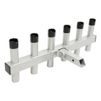 Hitch Mount Fishing Rod Holder 6 Pole For 2" Hitch Receiver Truck Rod Rack