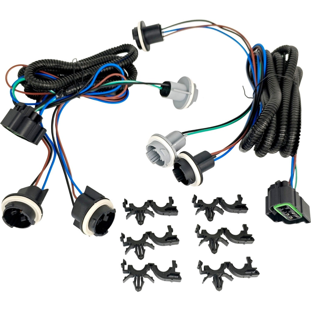2X 15824514 15824515 Tail Lamp Wiring Harness Fit for Chevrolet Silverado 1500