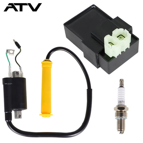 1999-2004 For Honda Sportrax 400 TRX400EX 2x4 Ignition Coil & CDI & Spark Plug