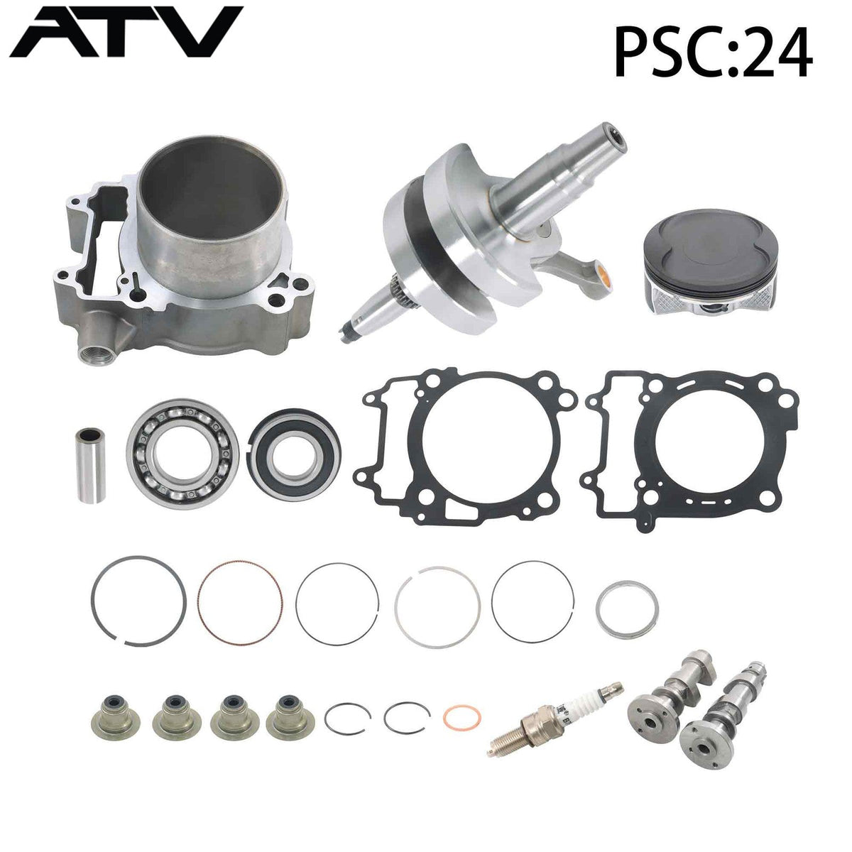 Engine Rebuild Kit Crankshaft Cylinder Camshaft For POLARIS 570 RZR RANGER US