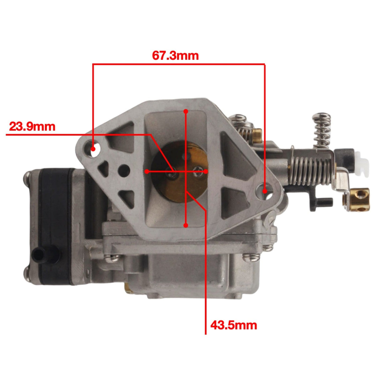Carburetor Carb for Yamaha 2 Stroke 9.9 15 HP Outboard Motor 63V-14301-00