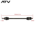 Front Left and Right CV Axles Drive Shaft For Polaris RZR XP 1000 14-19 1333943