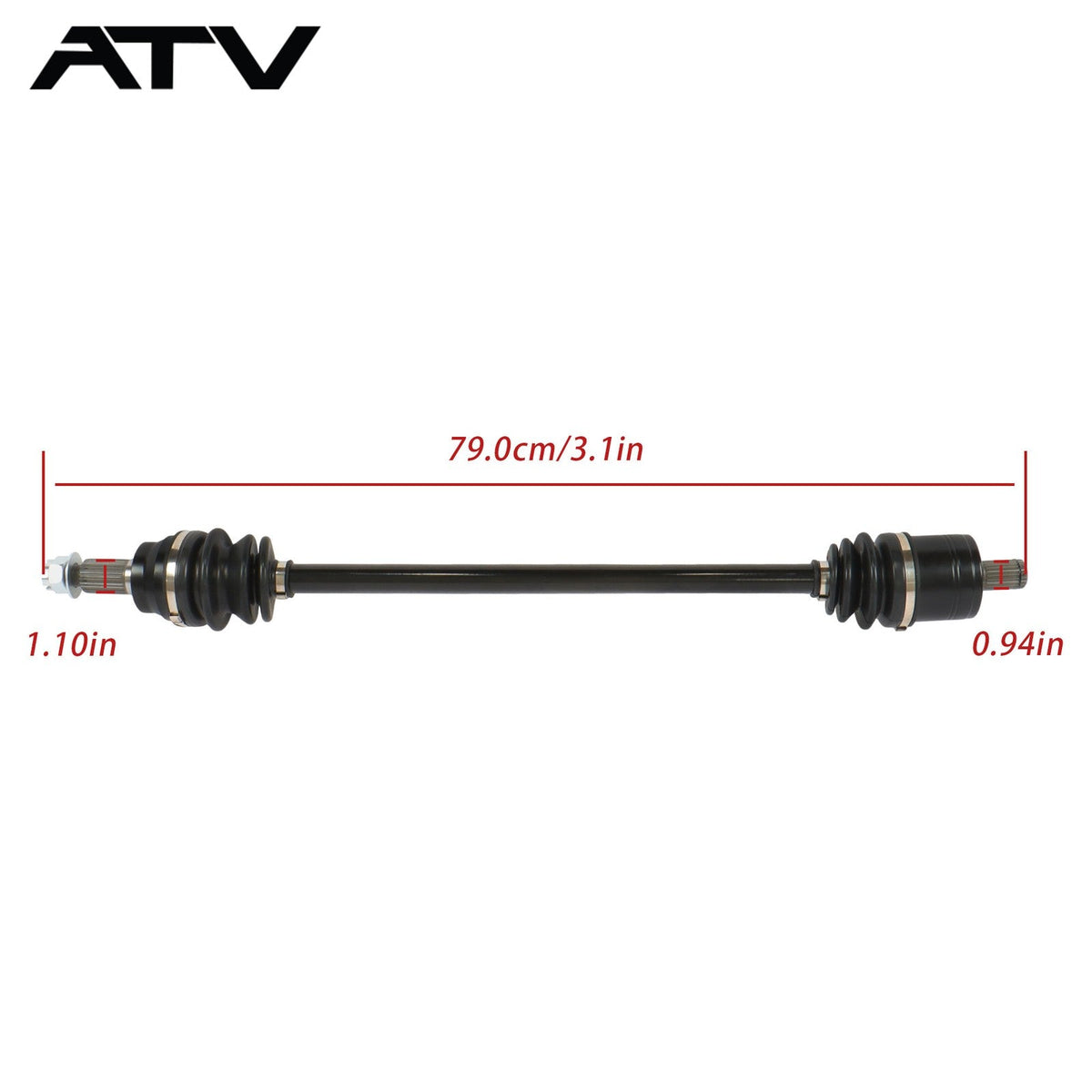 Front Left and Right CV Axles Drive Shaft For Polaris RZR XP 1000 14-19 1333943