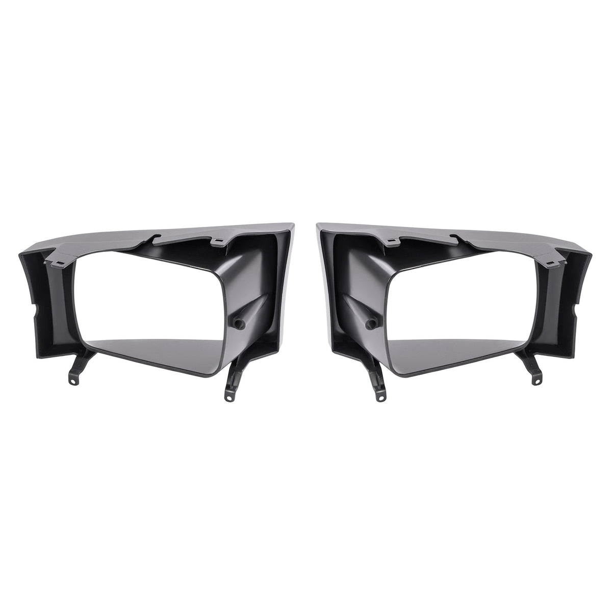 2PCS Headlight Door Set Bezel For Ford Super Duty F250 F350 F450 F550 1999-2004