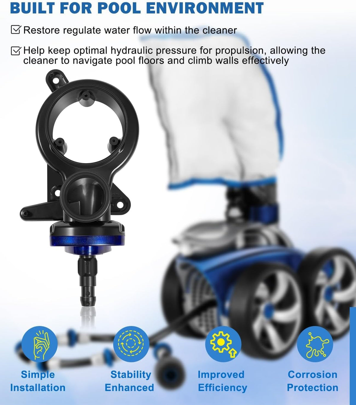 for Polaris 39-300 Water Management Assembly, Zodiac Polaris 3900, with O-Ring