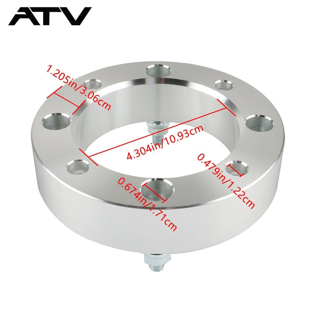 4× 2" 4x137 Wheel Spacers For Can-am Maverick Commander Outlander 400 Renegade