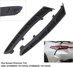 2Pcs FOR 2018 - 2023 TOYOTA CAMRY REAR SIDE BUMPER EXTENSION TRIM MOLDING LH &RH