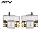 Front & Rear Brake Calipers Set for Yamaha Rhino 700 YXR700 2008-2013 W/Pads