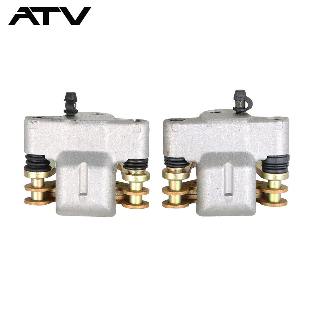 Front & Rear Brake Calipers Set for Yamaha Rhino 700 YXR700 2008-2013 W/Pads
