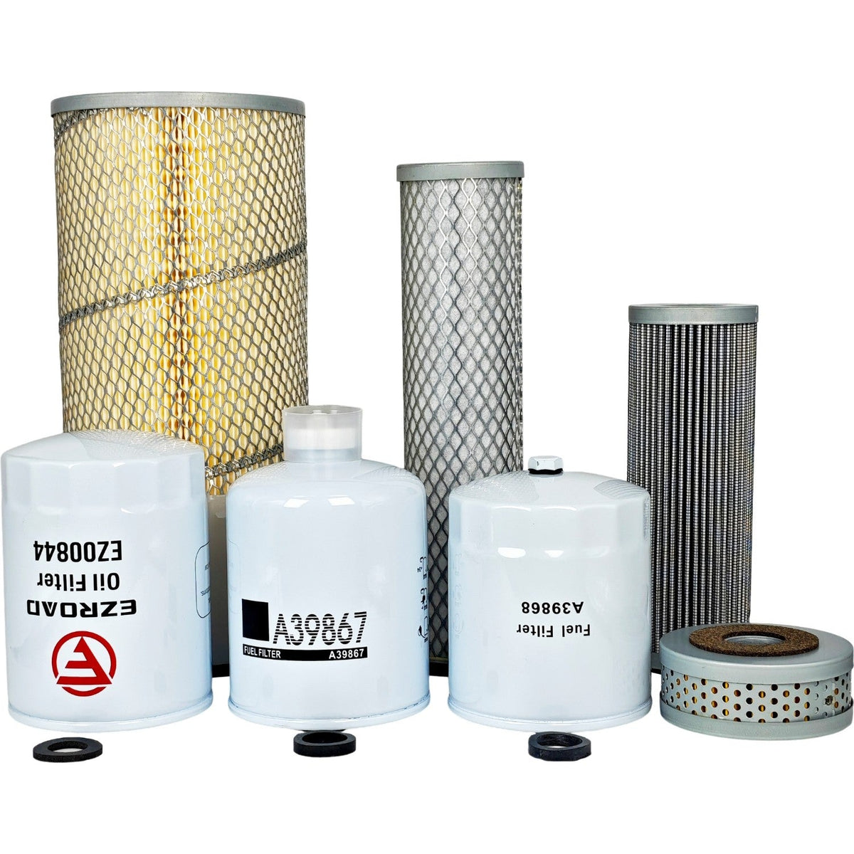 Maintenance Filter Kit for CASE 580C Loader w/ G207D Engine Outer Inner A42274