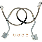 2X Front Extended Brake Line 89310S Fit Ford SUV Bronco 1980-1996 Engine