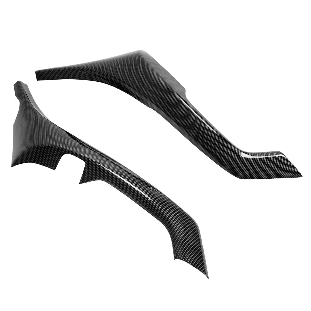 4Pcs Interior Door Armrest Cover Trim For Acura TSX 2009-2014 Carbon Look
