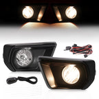 Clear Fog Light For Chevy Colorado 2021-2022 w/Bezel Relay Switch Wire Bulb Pair