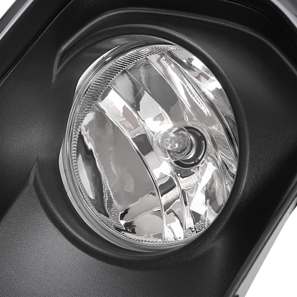 For Chevrolet Colorado 2021-2022 Clear Fog Lights w/ Chrome Bezel Wires Switch