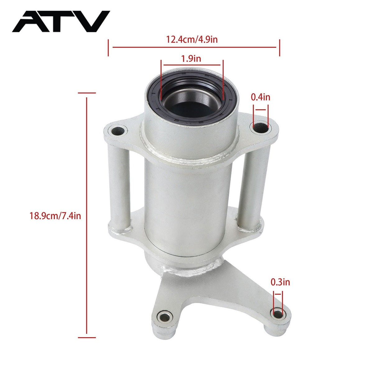 3GD-25311-10-35 Rear Axle Bearing Carrier Housing Hub Assy For Yamaha Warrior350