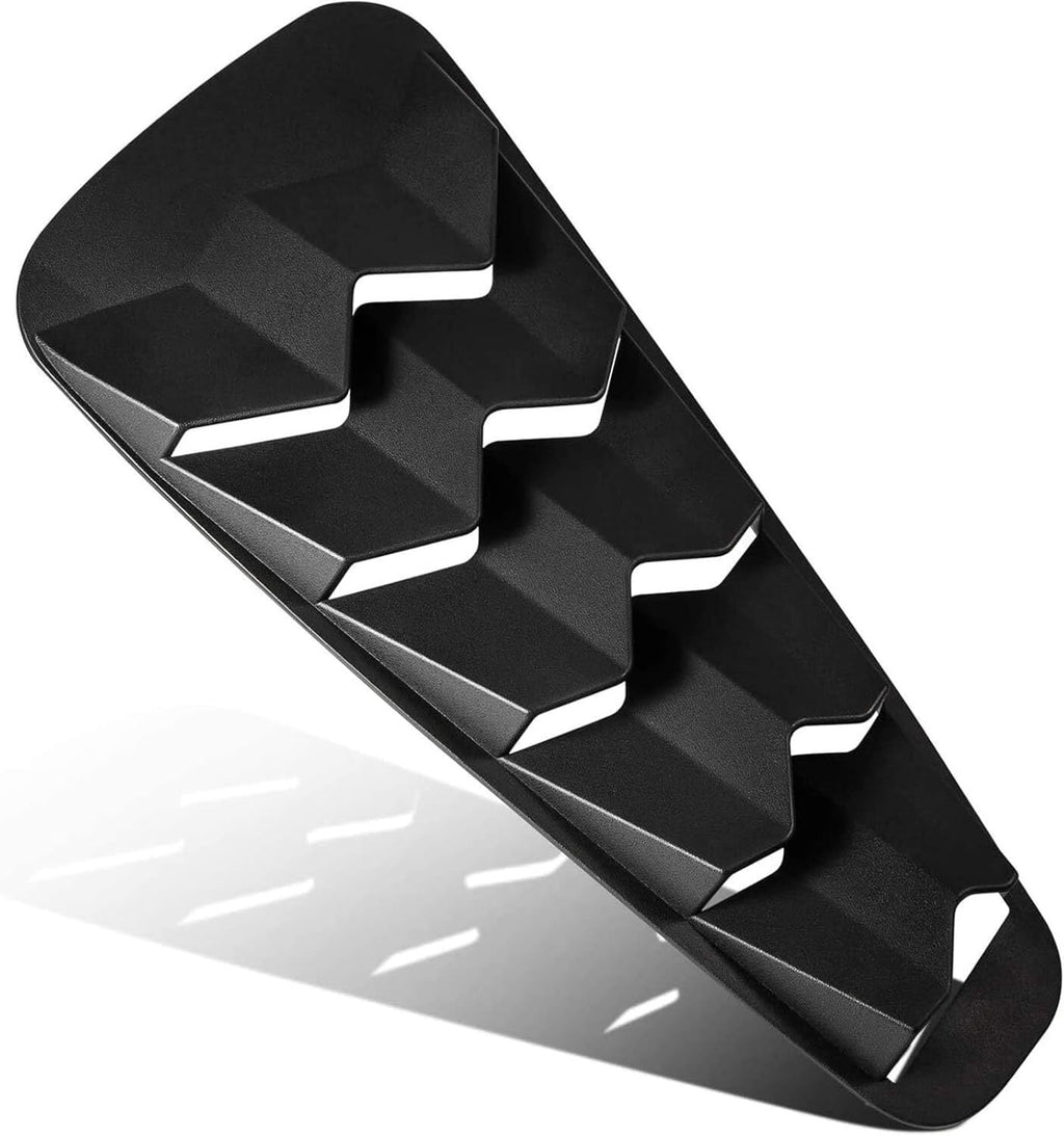 2Pcs/Set Quarter Side Window Louvers Sun Shade Cover for Ford Mustang 2005-2014