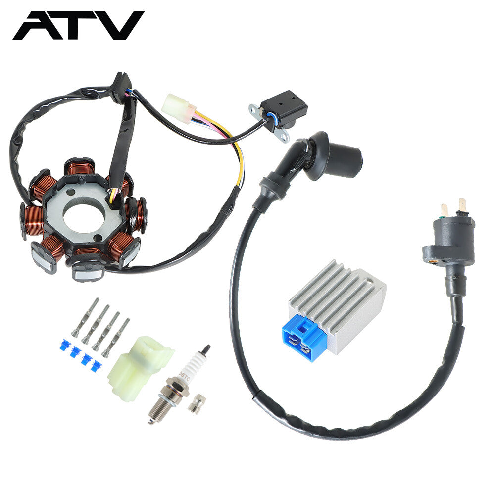 Ignition Coil Spark Plug Regulator Stator For Polaris Outlaw 90 Outlaw 50 07-15