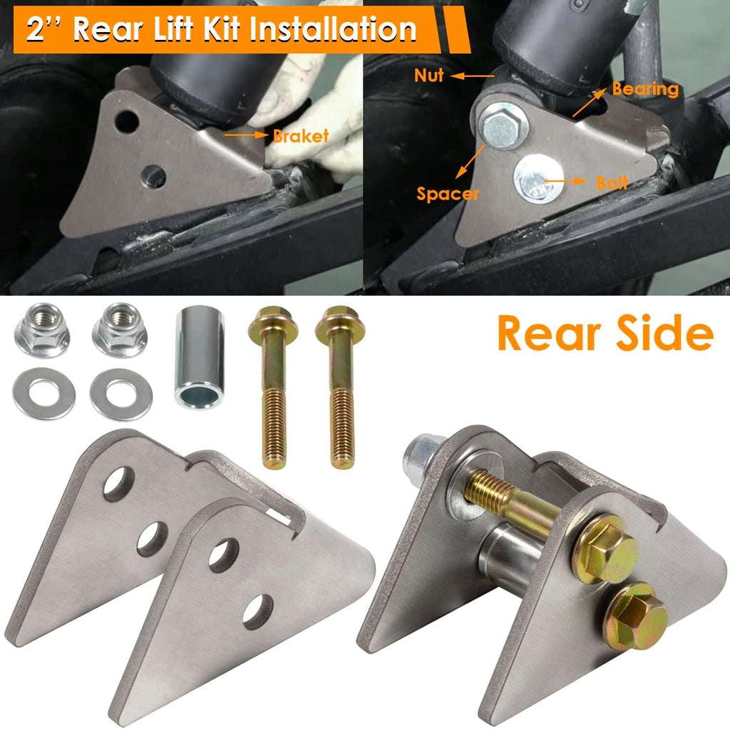 2'' Front & Rear Full Lift Kit For Polaris Ranger 400 500 800 Crew Midsize 10-14