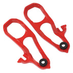 Front Heavy Duty Tow Hook Kits w/ Frame For Ram 1500 DT 2019-2024 Red Steel New