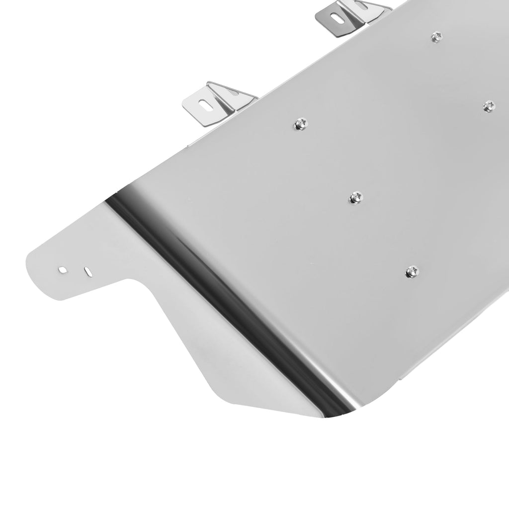 Fit Kenworth W900 T800 T600 84-98 Stainless Steel 13" Drop Visor Flat Windshield