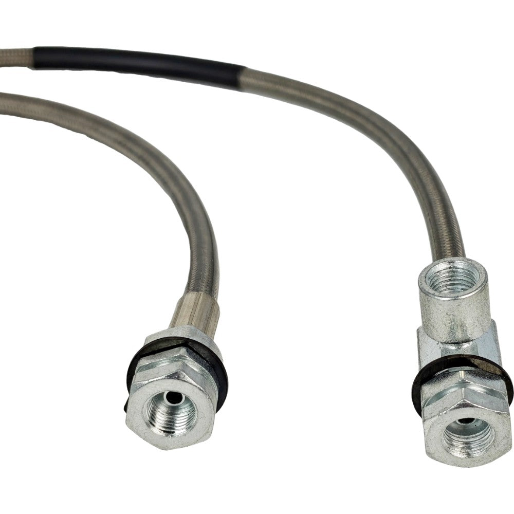 2X Front Extended Stainless Brake Line 89310S Fit Ford Sport Utility Vehicle
