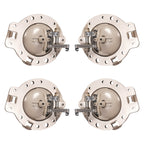 For Jeep Commander 2006-2010 Front Rear Inside Door Handles Silvery & Tan Set 4