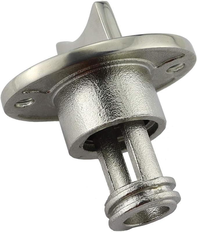 1Pc Oval Garboard Drain Plug 316 Stainless Steel Boat Fits 25mm 1'' Hole Thread
