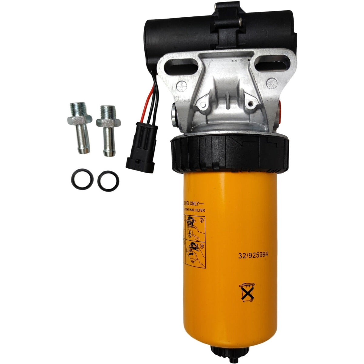 Fuel Pump & Filter Fit for Ford New Holland LS180 LS190 LX865 LX885 5610S