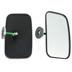Magnetic Back Up Mirrors W/Convex Mirror For Bobcat John Deere Gehl Skid Loader