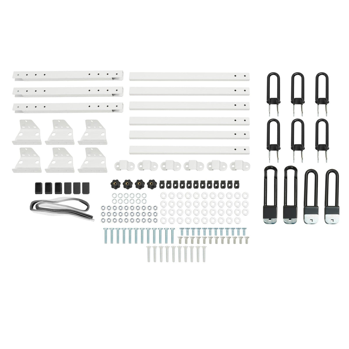 3-Bars Cargo Van High Ladder Roof Rack For Nissan NV 1500 2500 3500 750 lbs