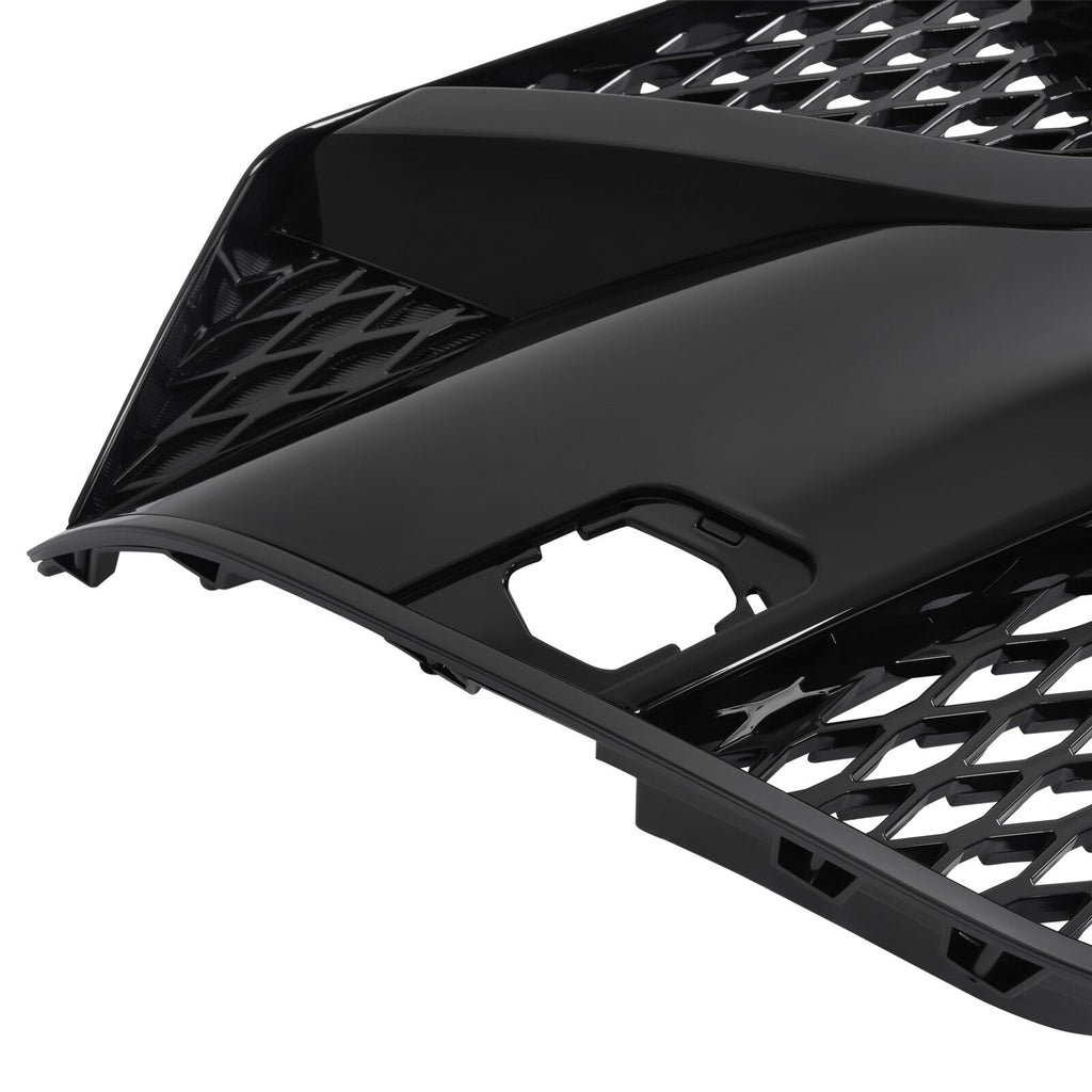 For Nissan Maxima 2016-2018 2017 Front Upper Grille Full Gloss Black Grill