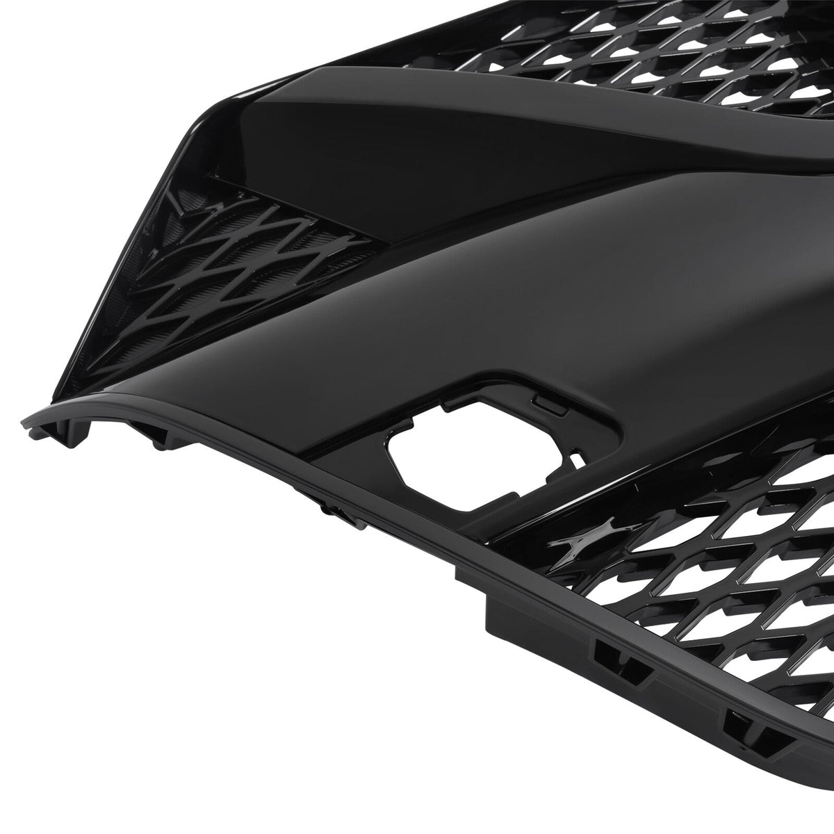 For Nissan Maxima 2016-2018 2017 Front Upper Grille Full Gloss Black Grill