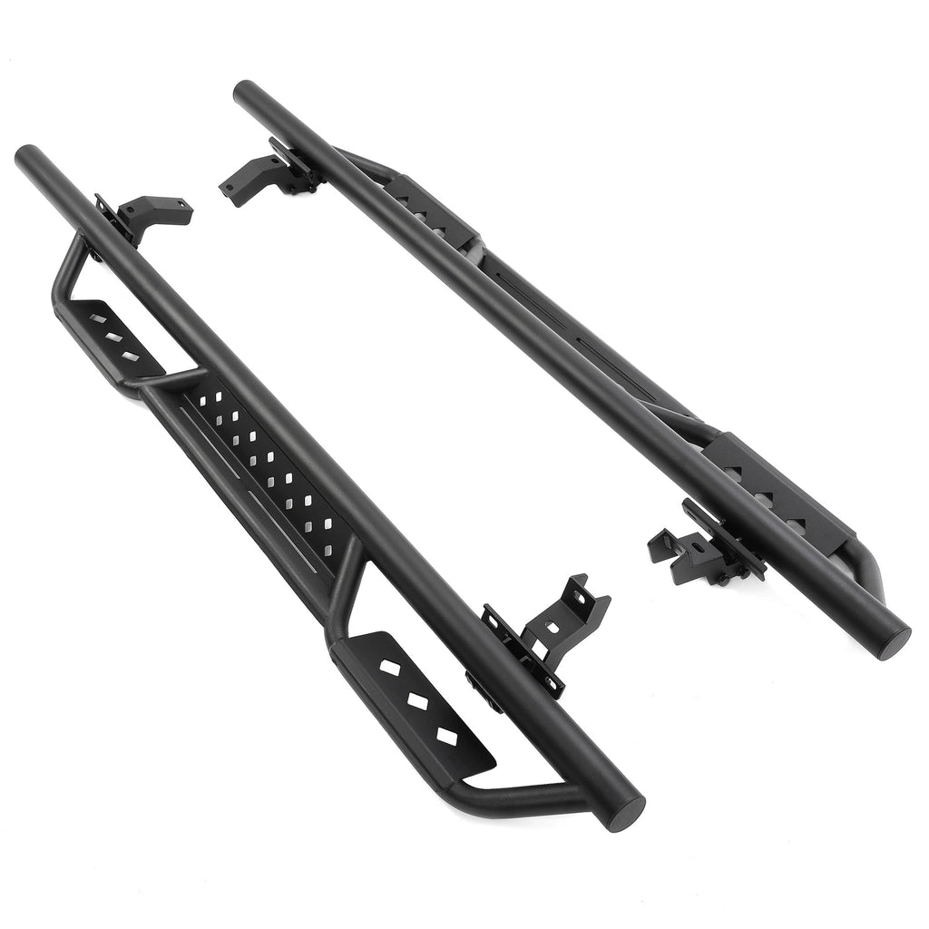 Fits 2021-2024 Ford Bronco 4 Door Side Steps Running Boards Nerf Bars Textured