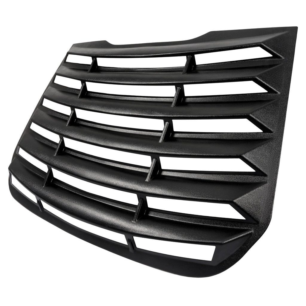 Matte Black Rear Window Louver Sun Shade Cover W/Tape For Ford Fusion 2013-2020