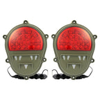 2x LED Brake Lights Lamps New Red Rear Stop Tail Lights For Humvee M998 M35