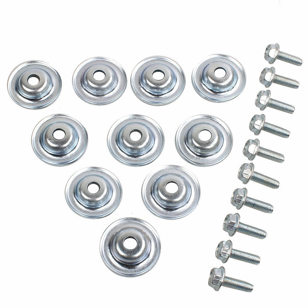20 Piece Set UTV Skid Plate Washer Bolt Fits All Polaris General Ranger RS1 RZR