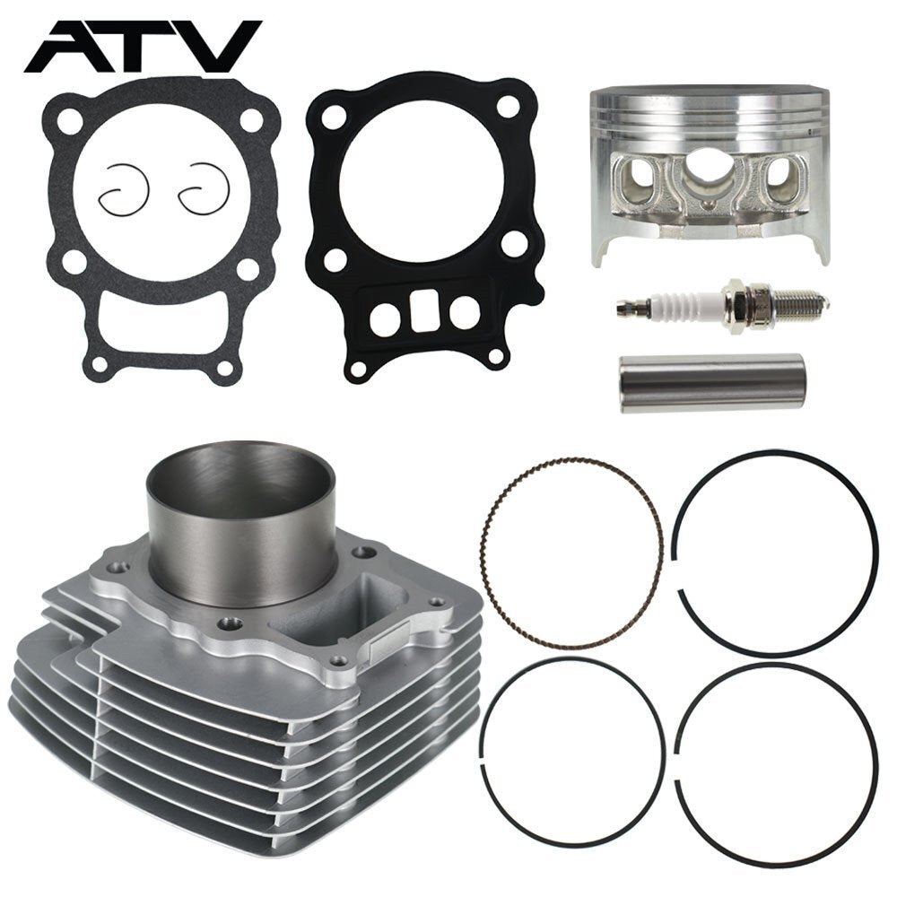 Cylinder Piston Gasket Top End Rebuild Kit for Honda Rancher TRX350 2000-2006