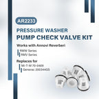 Annovi Reverberi AR2233 Check Valve Kit for RMV and RMW Pressure Washer Pumps