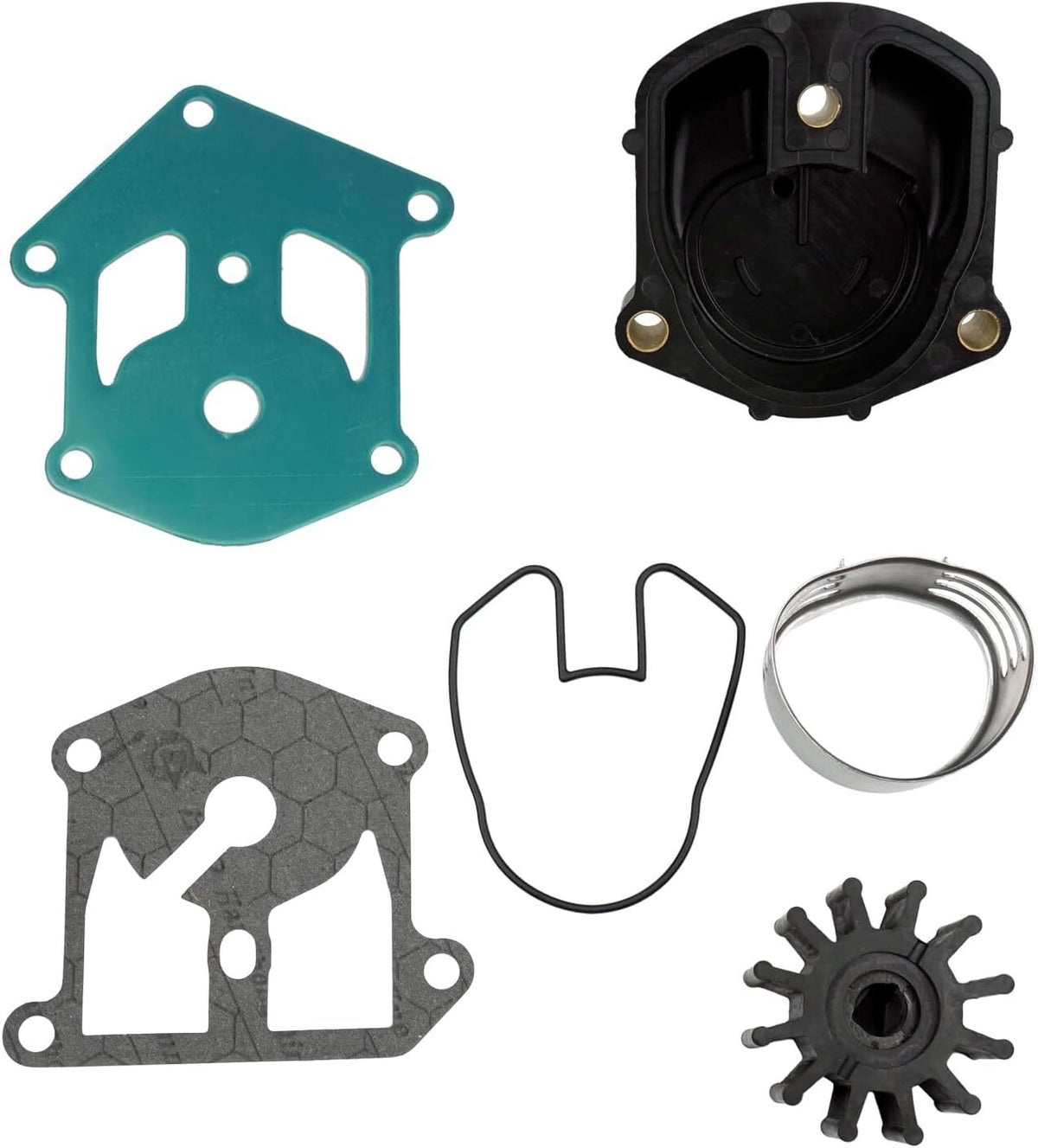 3854661 Water Pump repair Kit for OMC King Cobra Stern Drives w/ Housing Engine