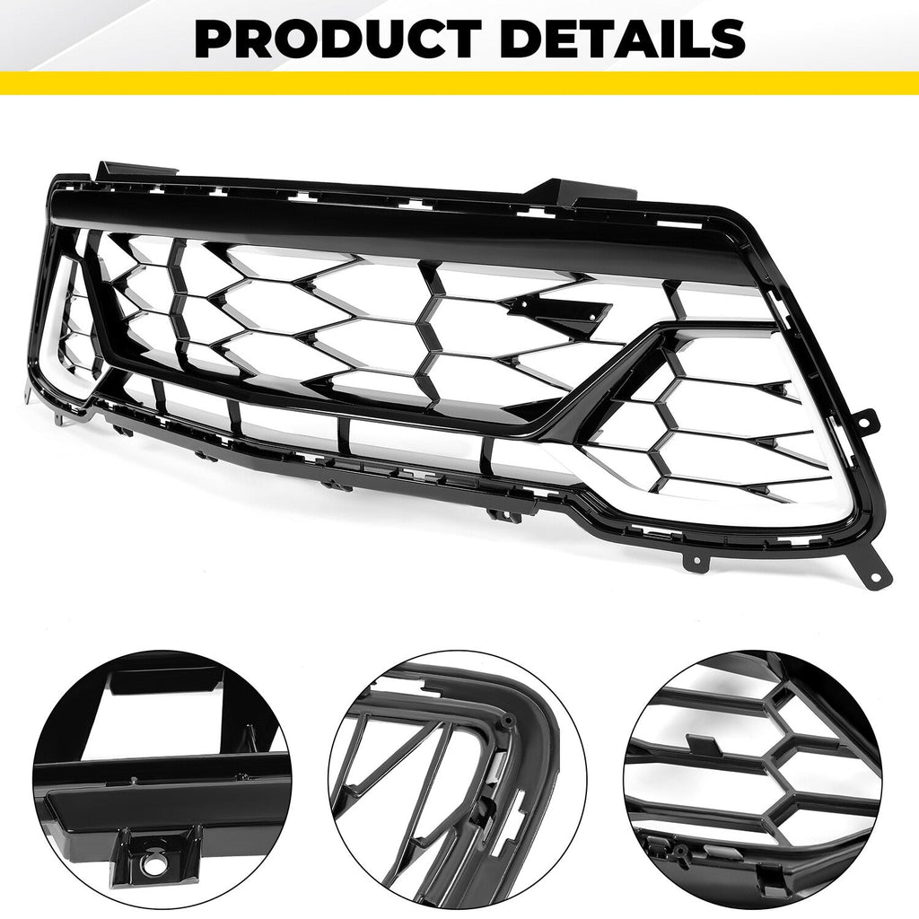 Front Bumper Lower Grille Mesh Grill For 2016-2018 Chevrolet Camaro SS #84040593
