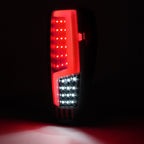 For 2004-2012 Chevy Colorado Canyon Full LED Tail Lights Brake Lamps Black Smoke