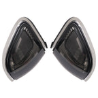 Pair of Smoke Lens Chrome Trim Corner Lights Lamps For Toyota Tacoma 2001-2004