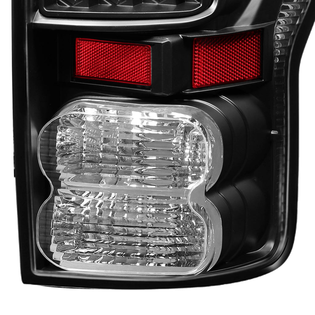 For Toyota Tundra 2007-2013 Full LED Tail Lights Lamps Left+Right Pair Set Black